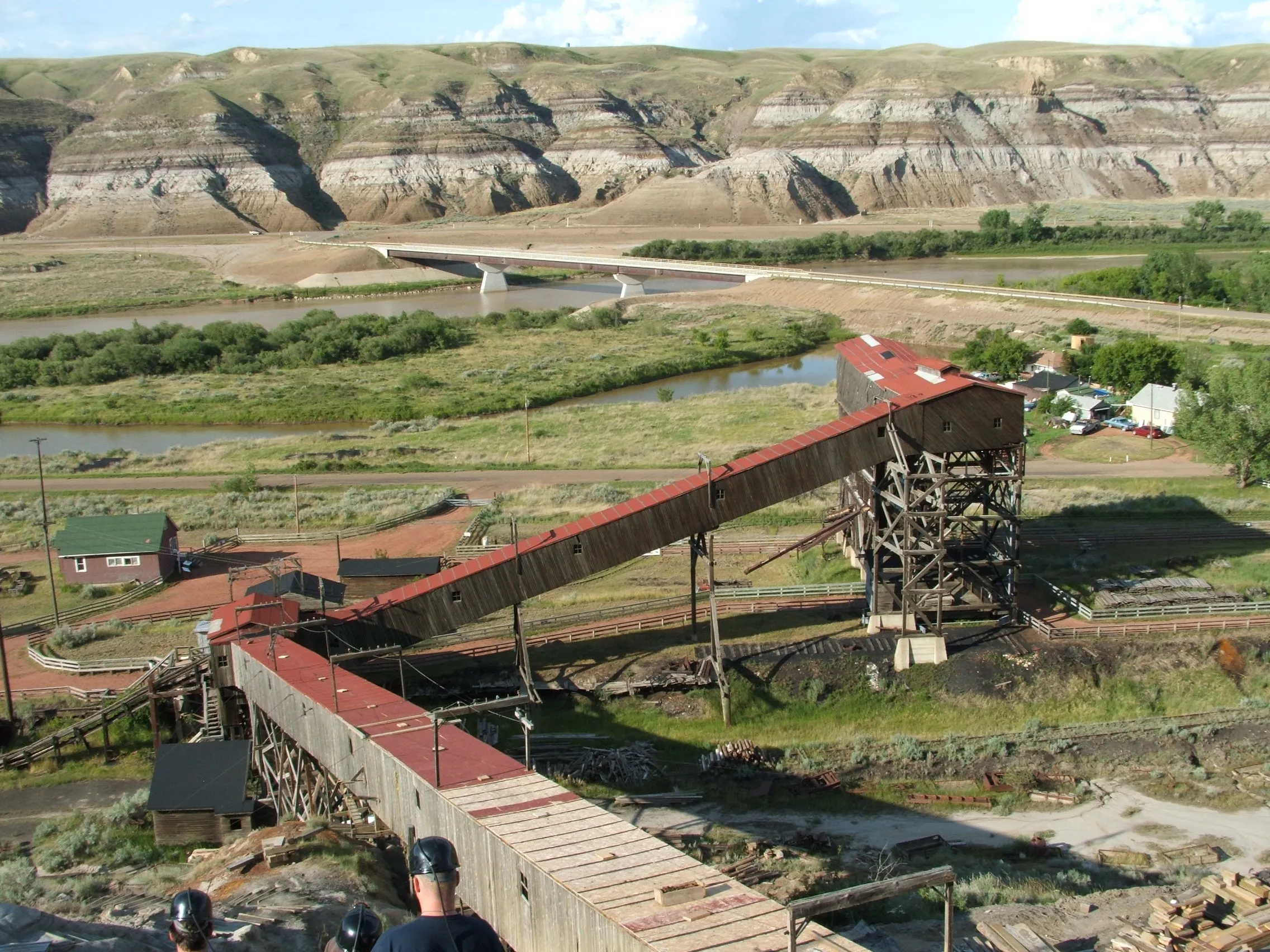 The Atlas Coal Mine in East Coulee